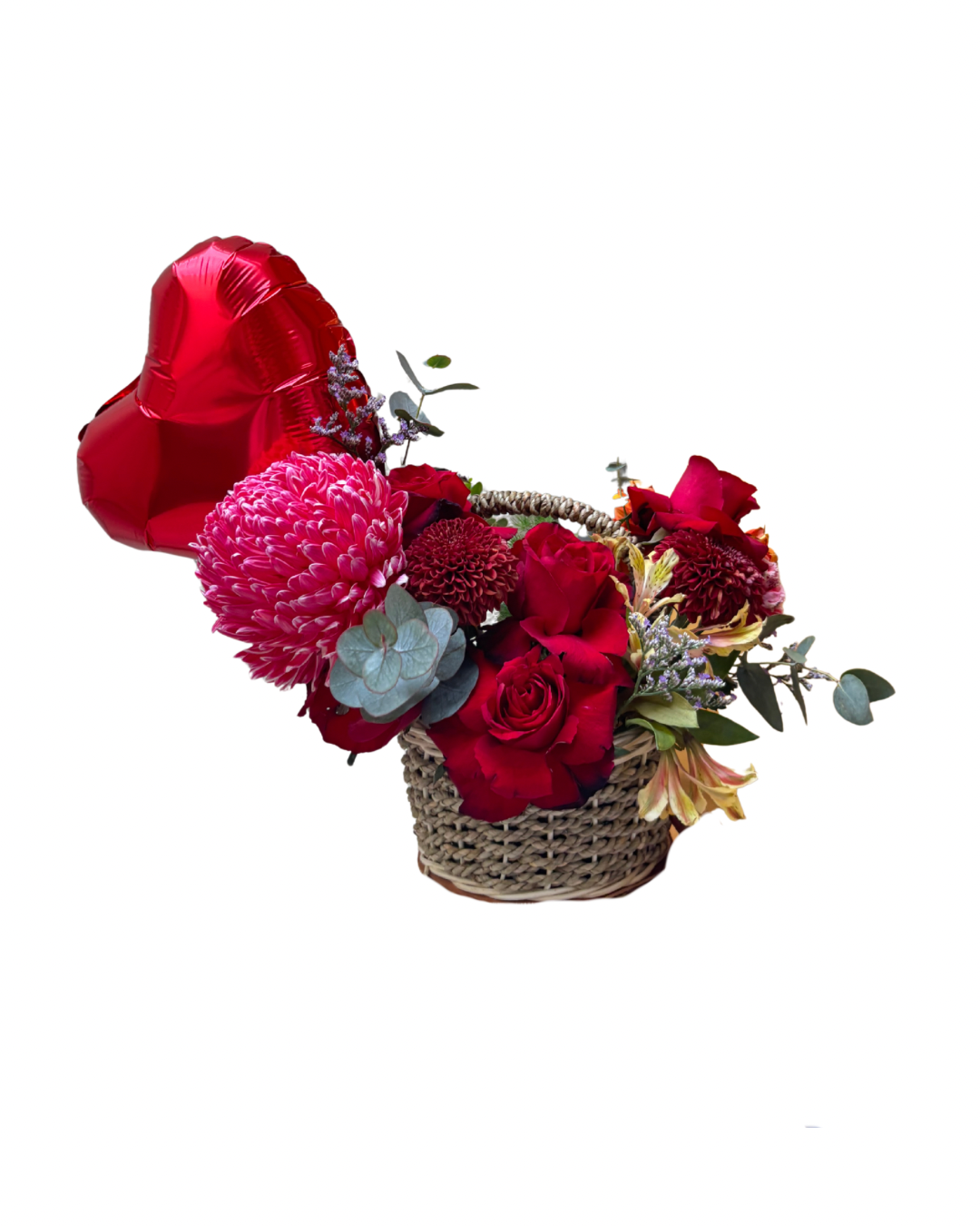Crimson Heart Basket